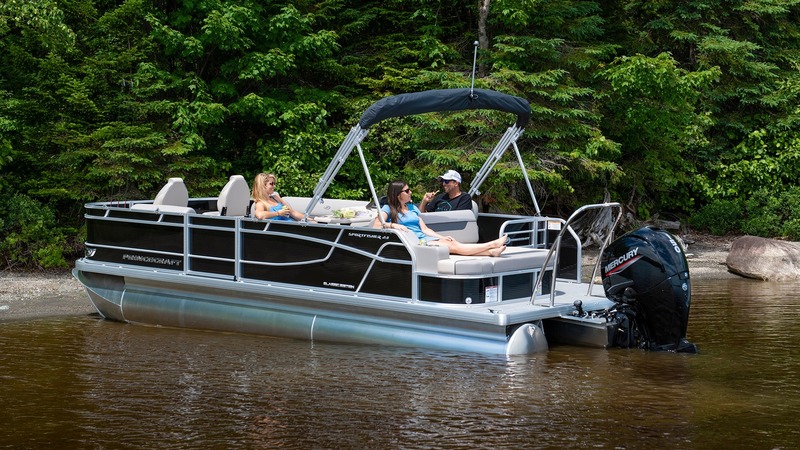 Princecraft Boats  2023 Sportfisher 23-2S-RL Sport Configuration Black Pontoon Boat Photo